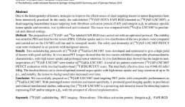 我院核医学科研究成果在国际权威影像学杂志EJNMMI发表