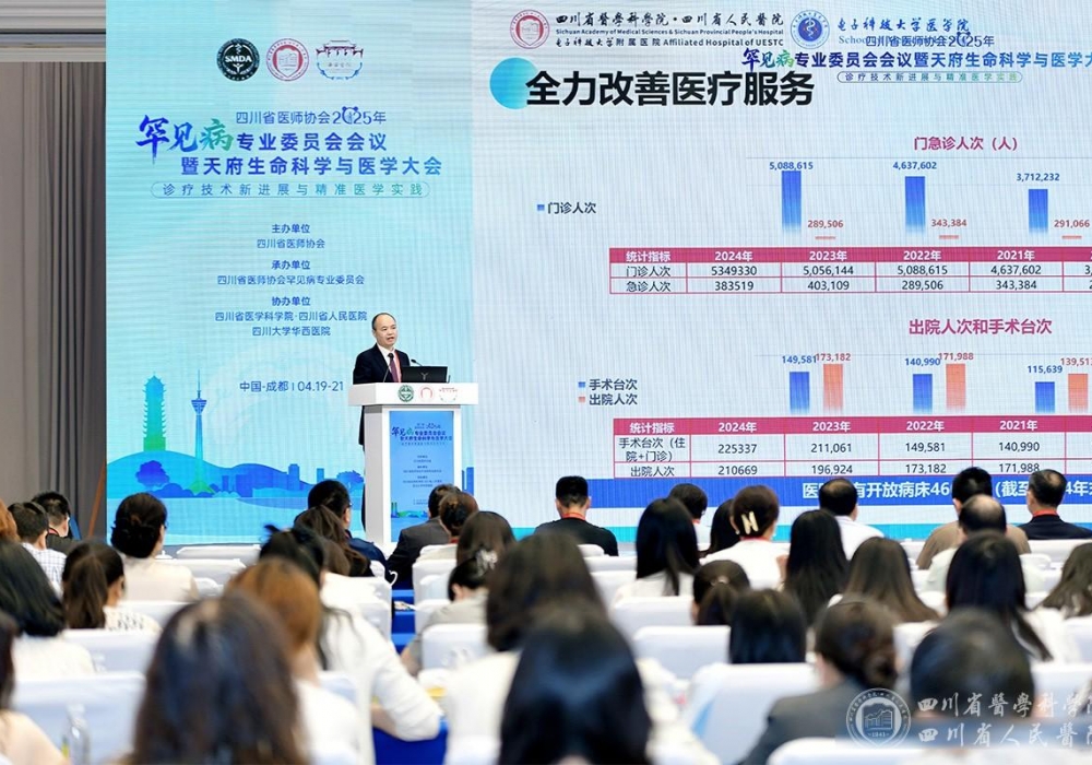 我院承办省医师协会罕见病专业委员会会议暨天府生命科学与医学大会罕见病会议