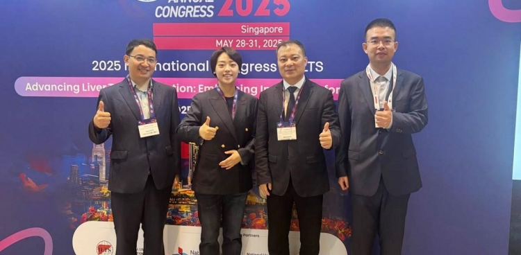 肝胆胰外科团队在2025年国际肝移植大会上展现“四川省医名片”