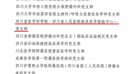 临床医学检验中心一党支部荣获四川省 “公立医院标杆党支部”称号