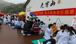 托管赋能医旅协同,足球竞彩网托管巴中市中心医院后联合走进光雾山开展景区一线急救科普