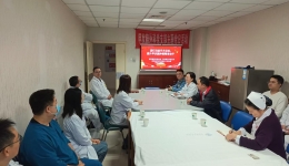 超声医学科党支部、甲状腺外科党支部、医学遗传中心党支部联合开展主题党日活动