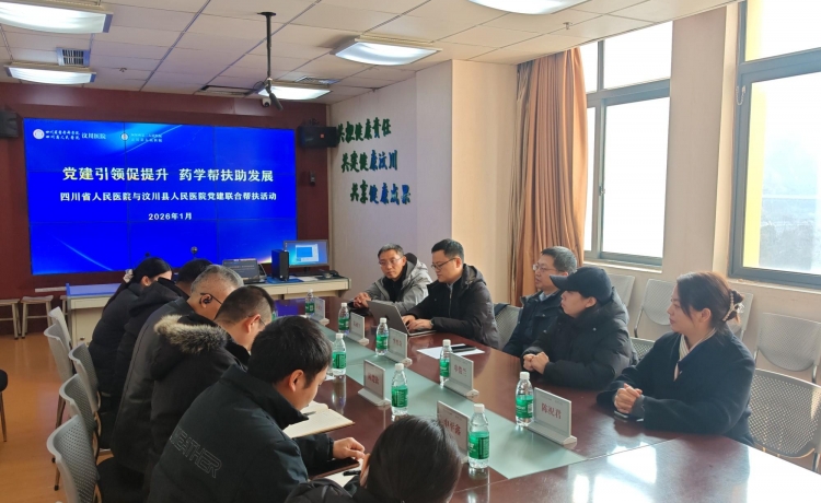 党建引领促提升， 药学部一、二党支部赴汶川县人民医院开展党建联合帮扶活动