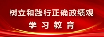 树立和践行正确政绩观