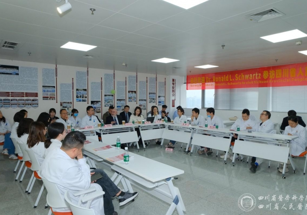 阿尔茨海默病治疗专家与德国卒中学会主席先后访问我院神经内科