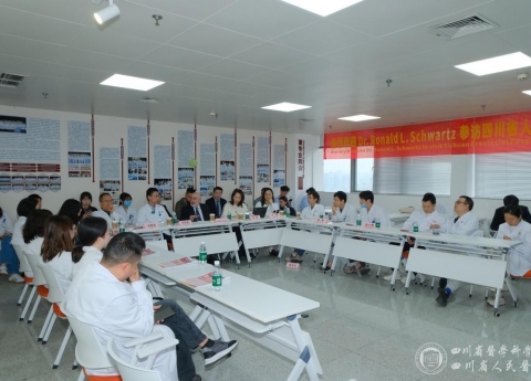 阿尔茨海默病治疗专家与德国卒中学会主席先后访问我院神经内科