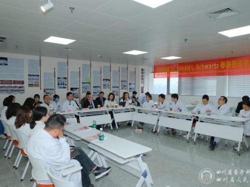 阿尔茨海默病治疗专家与德国卒中学会主席先后访问我院神经内科