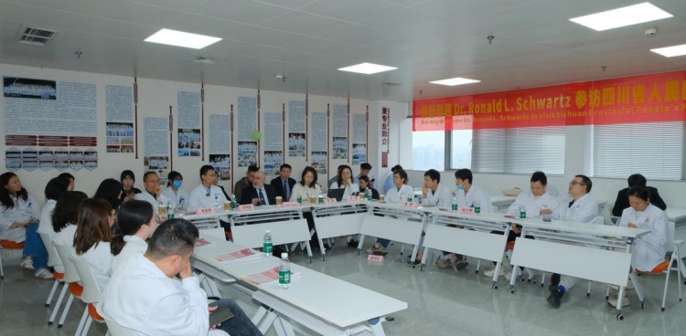 阿尔茨海默病治疗专家与德国卒中学会主席先后访问我院神经内科