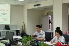 病案统计科党支部与临床科室党支部联合开展“对标学习促建设、医案携手提质效”系列主题党日活动