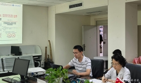 病案统计科党支部与临床科室党支部联合开展“对标学习促建设、医案携手提质效”系列主题党日活动
